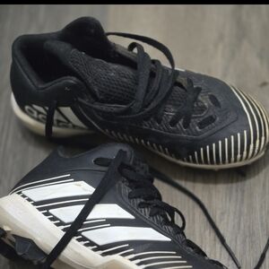 Adidas Black and White Performance Sneakers